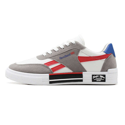 Men's fashion slip shoes by BONEHEAD PRO-CREATIONS, featuring a colorful canvas design and low heel, ideal for all seasons.