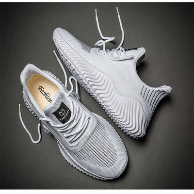 BONEHEAD PRO-CREATIONS sports casual shoes with mesh cloth inner material, stylish white design.