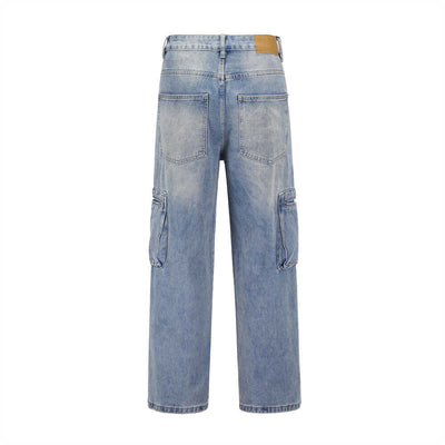 Durable men’s personalized work denim pants