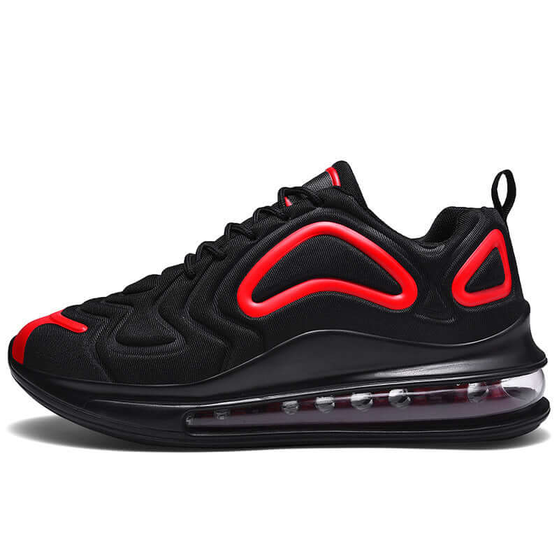 BONEHEAD PRO-CREATIONS sports shoes in black and red, designed for athletic performance and style.