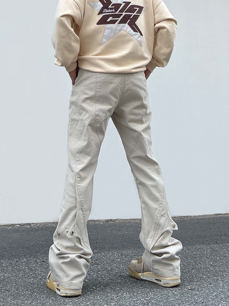 Wide-leg work jeans for men and women