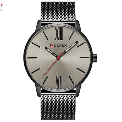 Men’s fashion stainless steel quartz watch