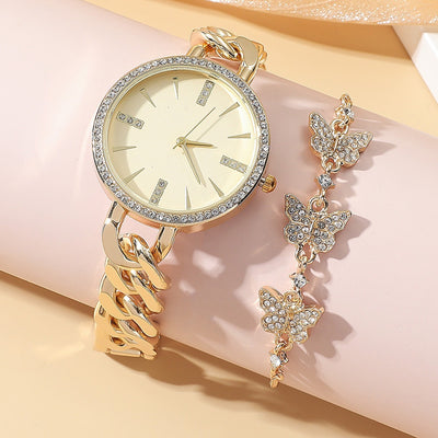 Modern simple thin strap ladies’ watch