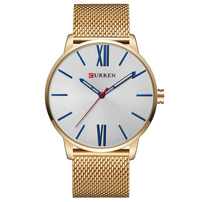 Men’s classic quartz wristwatch fashion design