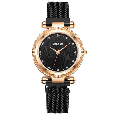Glamorous women’s lazy magnet fashion watch