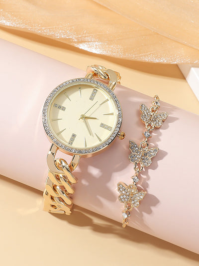 Minimalist women’s bracelet-style watch