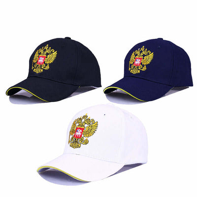 Spring and summer couple caps for men and women by BONEHEAD PRO-CREATIONS, available in black, white, and navy with embroidery.