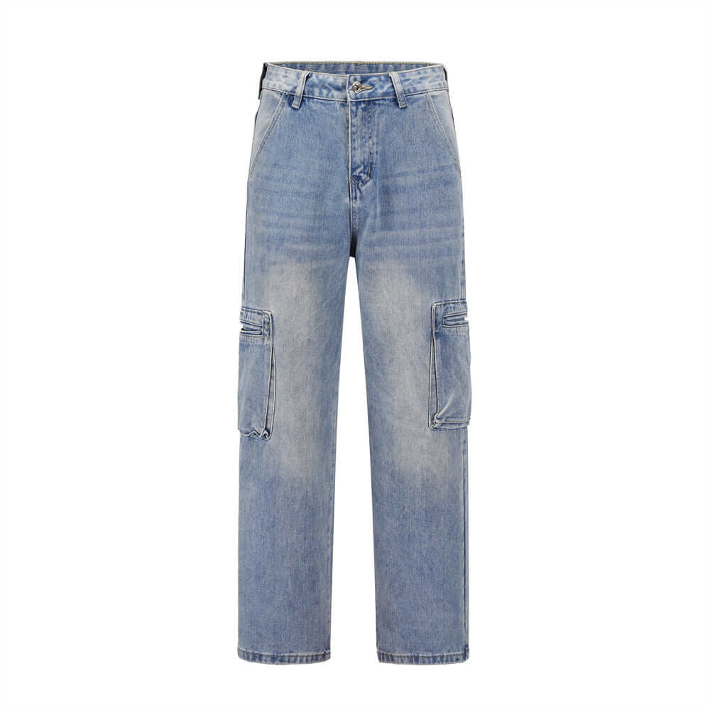 Classic blue work jeans for men