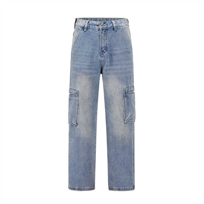Classic blue work jeans for men