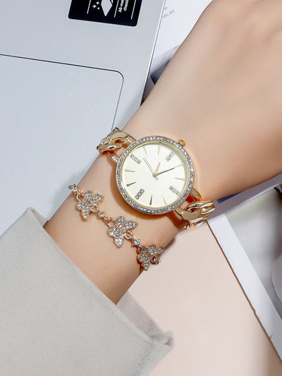 Minimalist women’s bracelet-style watch