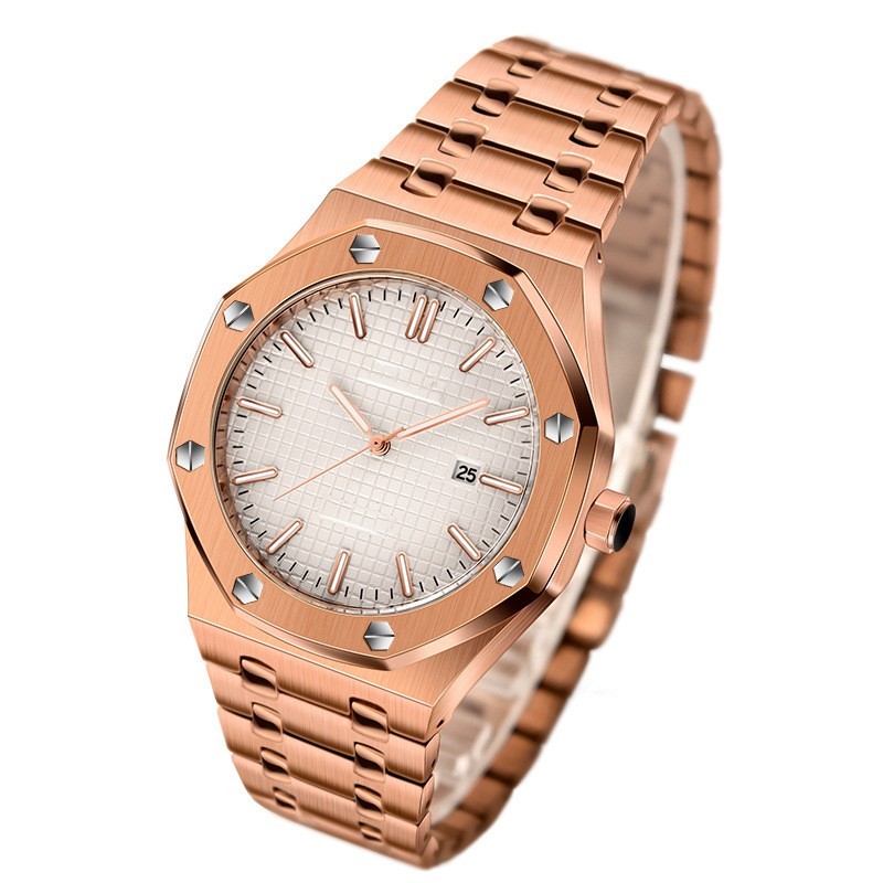 Fashionable women’s crystal-studded quartz wristwatch