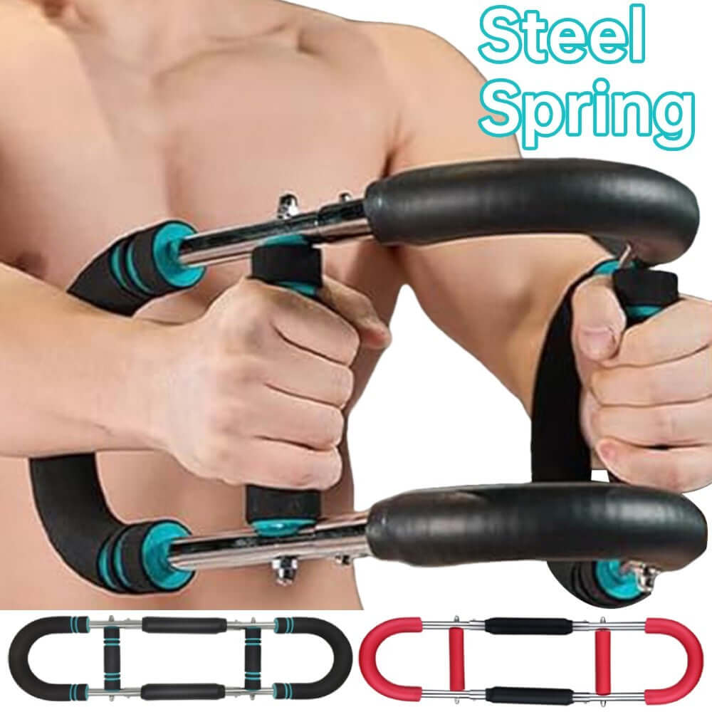 BONEHEAD PRO-CREATIONS Arm Strengthener with steel spring, ideal for upper body workouts and muscle training.